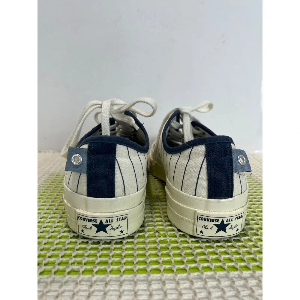 Converse‎ Chuck 70 Ox Pinstripe Baseball mens 6 womens 8 Cream Navy Low Top NEW